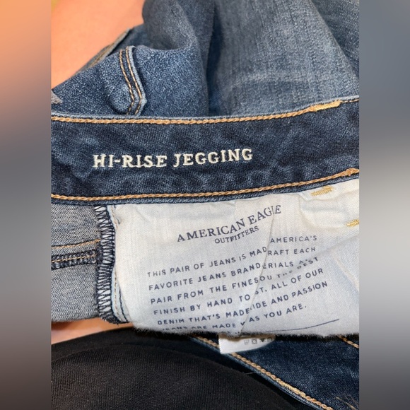 american eagle jeans size 2 hi-rise - Picture 3 of 4